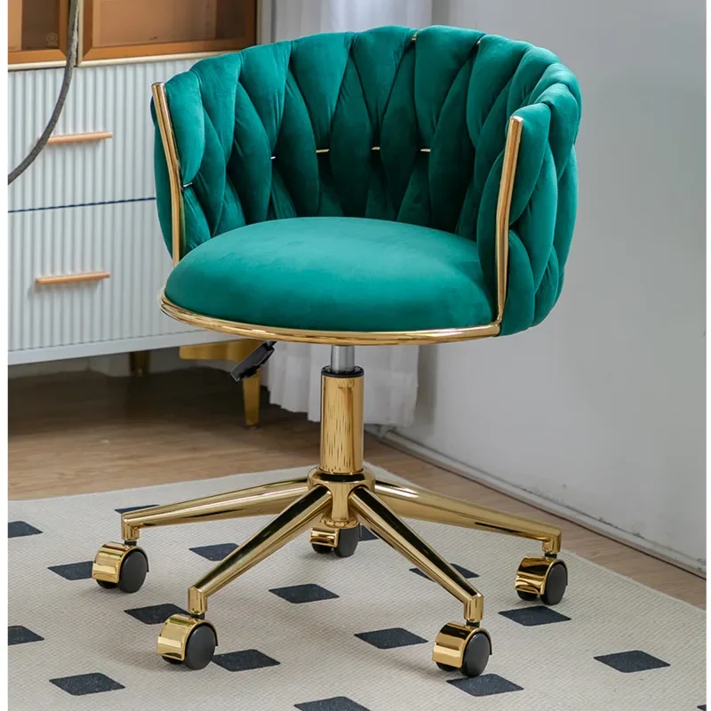 Ergonomic Velvet Upholstered M - Beauty Makeup Chair 评论和价格