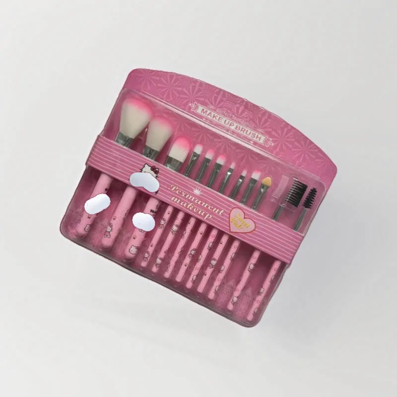 Hello Kitty 12-piece Makeup Br - Makeup Beauty Ro 评论和价格