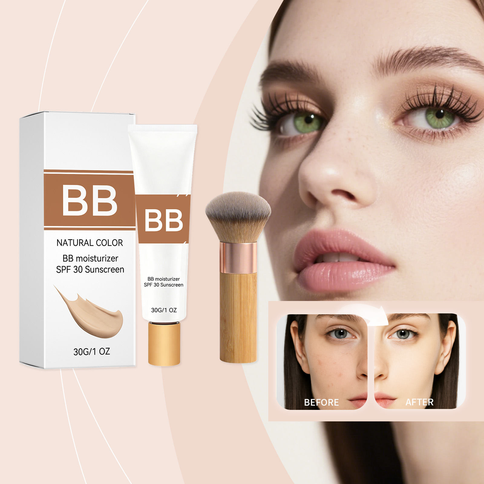SPF 30 Tinted Moisturizer BB C - Makeup Beauty Ro 评论和价格