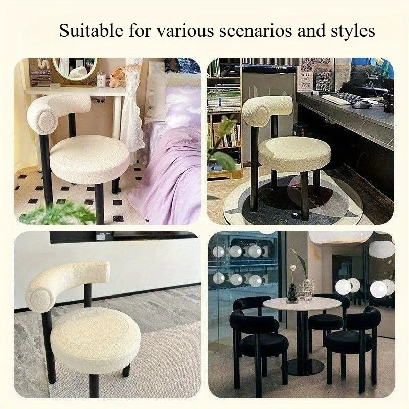 Simple Vanity Stool with Stora - Beauty Makeup Chair 评论和价格