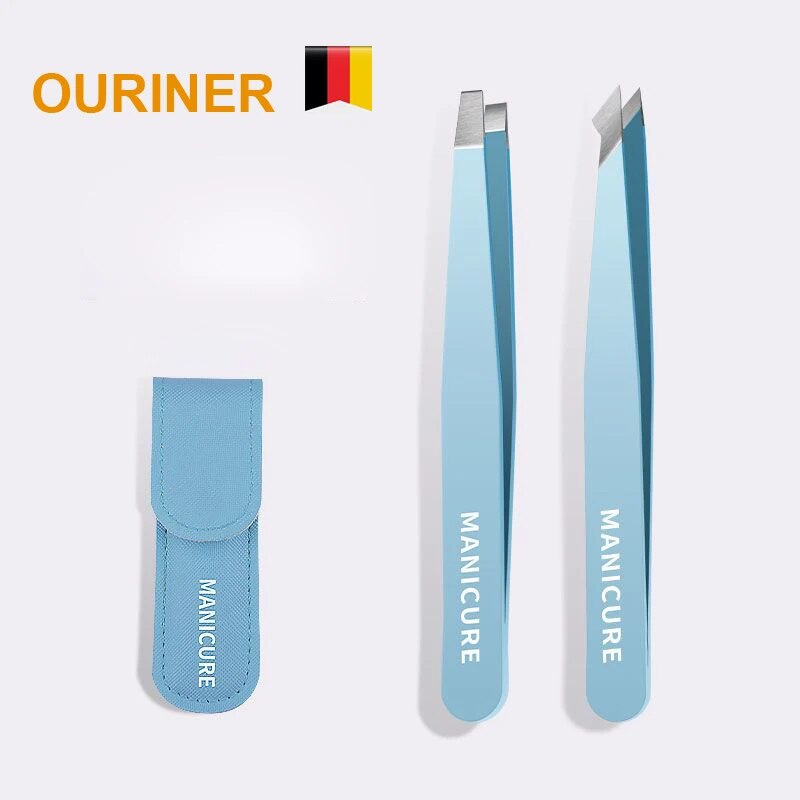 Eyebrow Tweezer Colorful Hair  - Beauty Makeup Remover 评论和价格