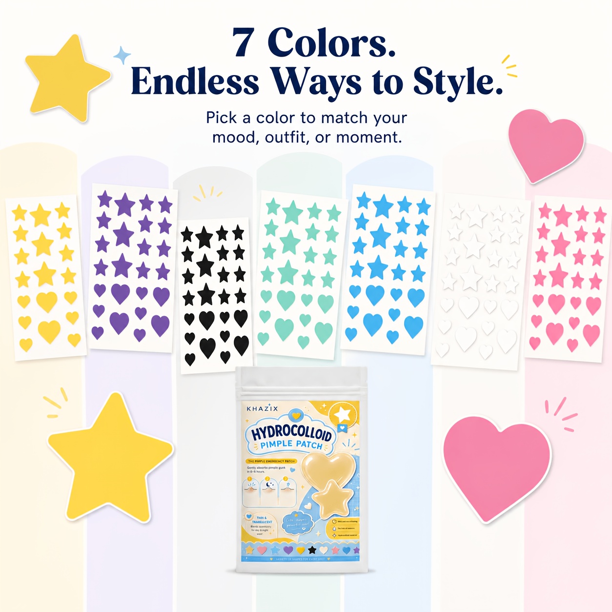 7 colors, 252 PCS/756 PCS. Sta - Makeup And Beauty 评论和价格