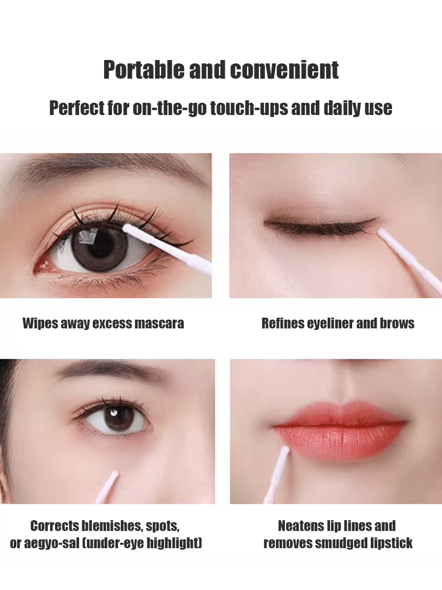 Disposable Long Cotton Swabs E - Beauty Makeup Remover 评论和价格