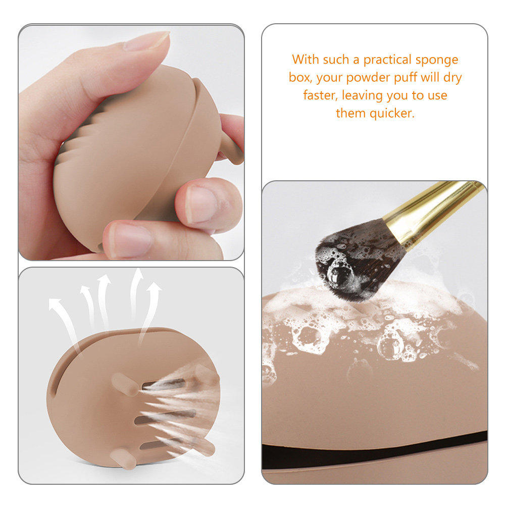 Premium Silicone Makeup Sponge - Beauty Makeup Case 评论和价格