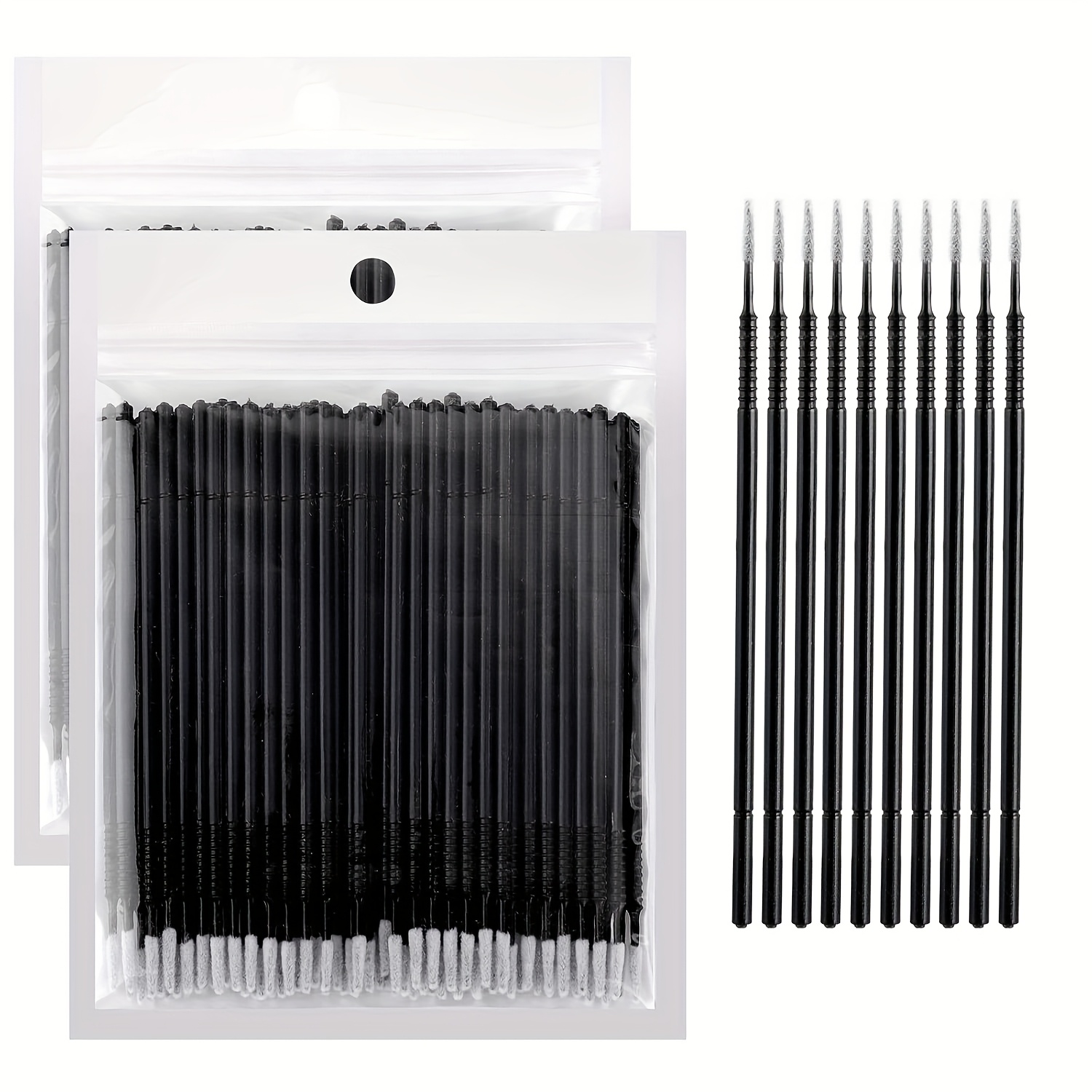 200pcs Eyelash Cleaning Brushe - Beauty Makeup Remover 评论和价格