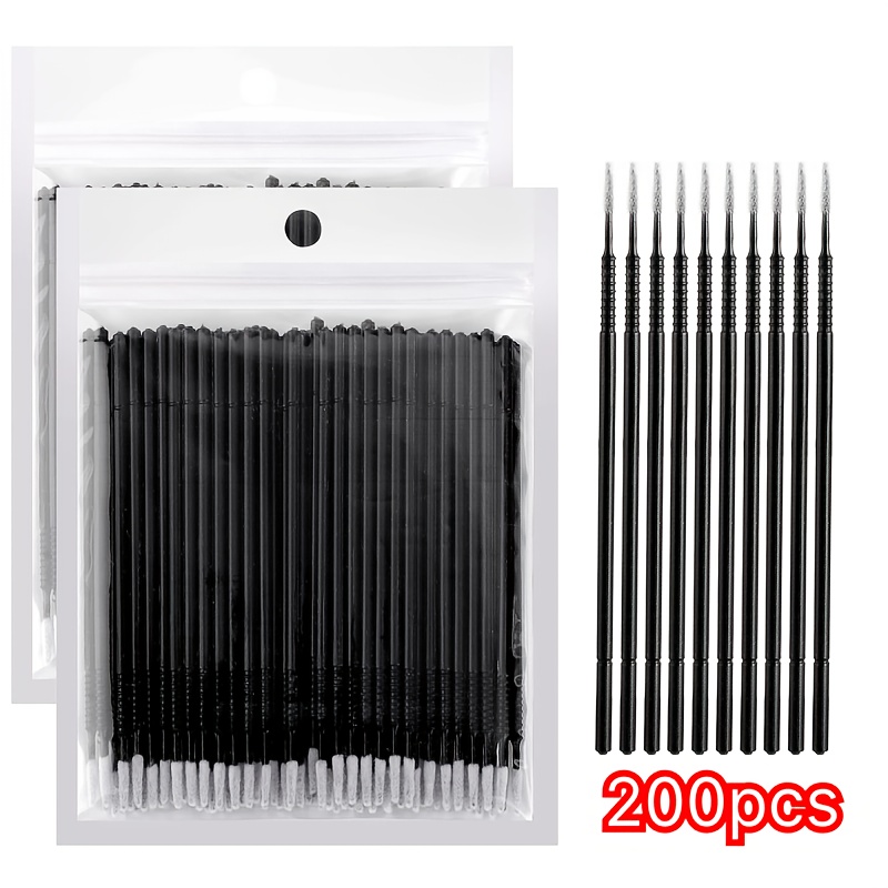200pcs Eyelash Cleaning Brushe - Beauty Makeup Remover 评论和价格