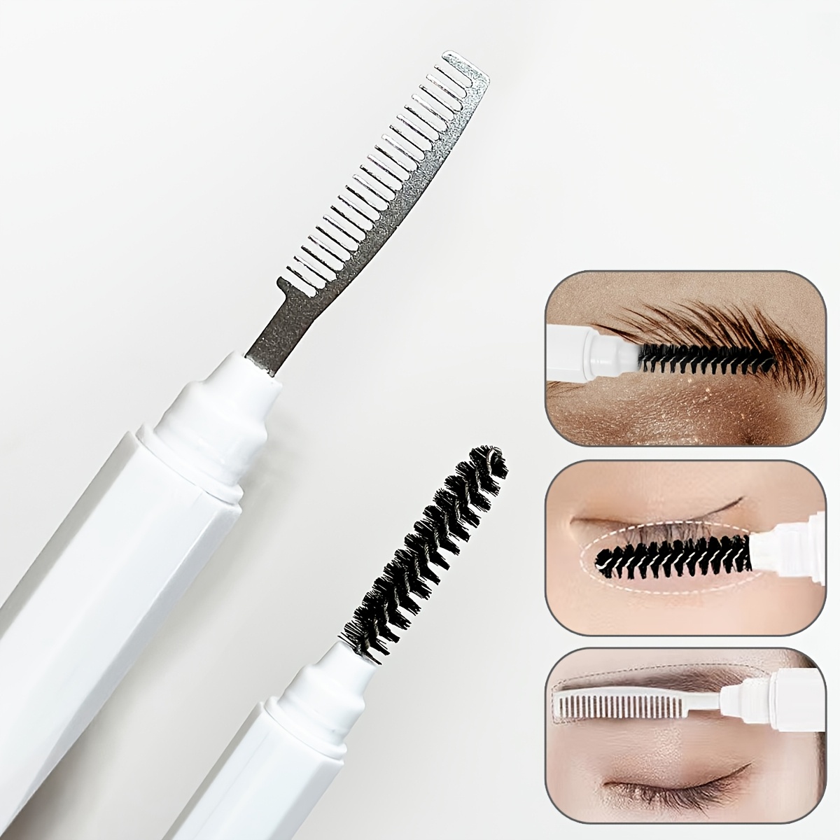 Double Headed Eyebrow And Eyel - Makeup Beauty Ro 评论和价格