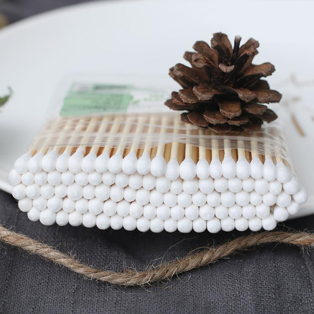 10/100pcs Disposable Cotton Sw - Makeup And Beauty 评论和价格