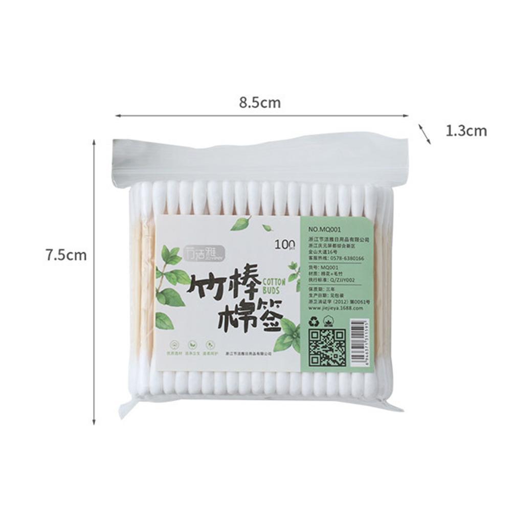 10/100pcs Disposable Cotton Sw - Makeup And Beauty 评论和价格
