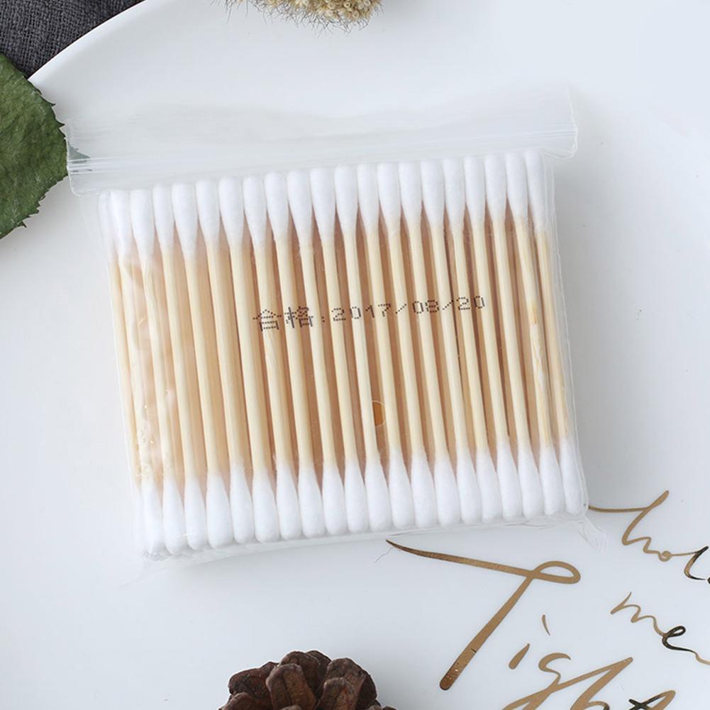 10/100pcs Disposable Cotton Sw - Makeup And Beauty 评论和价格