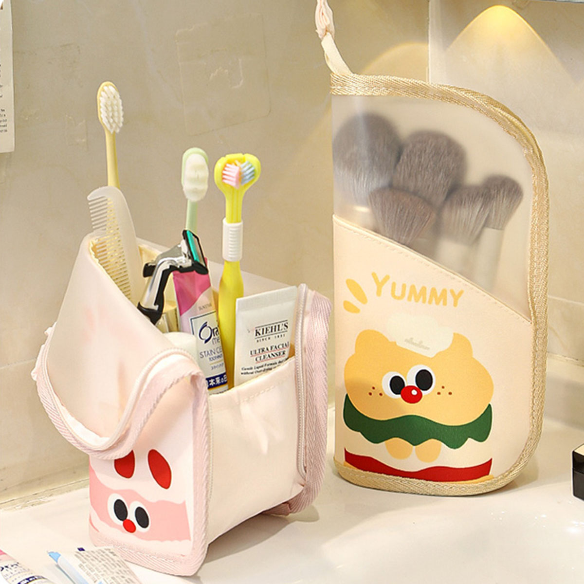 1Pcs Cosmetic Bag Travel Stand - Makeup And Beauty 评论和价格