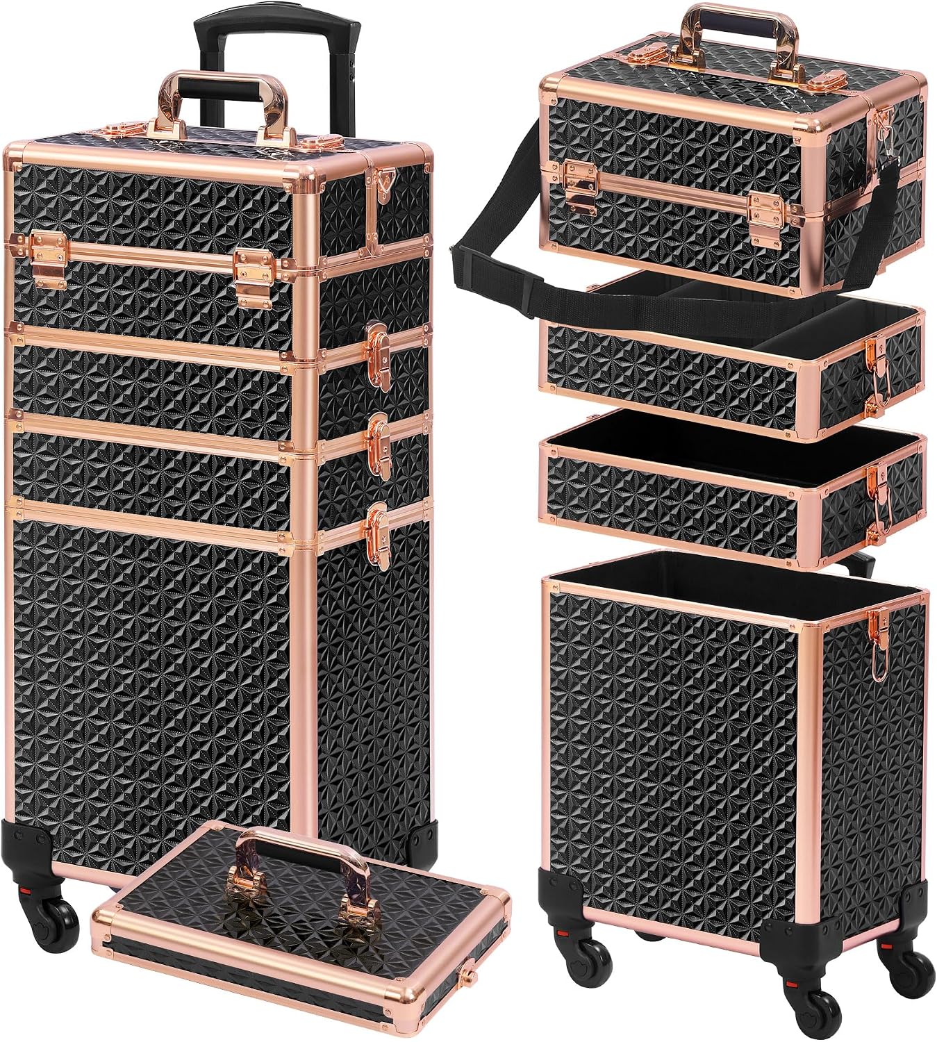 Rolling Makeup Case Makeup Tra - Beauty Makeup Case 评论和价格