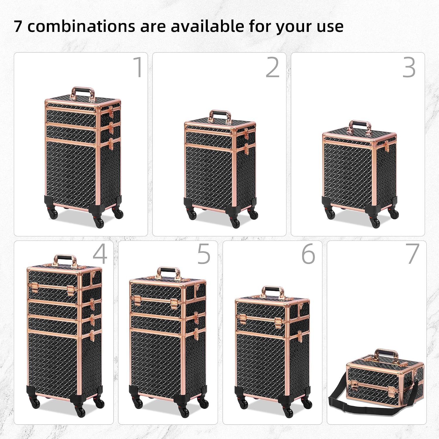 Rolling Makeup Case Makeup Tra - Beauty Makeup Case 评论和价格