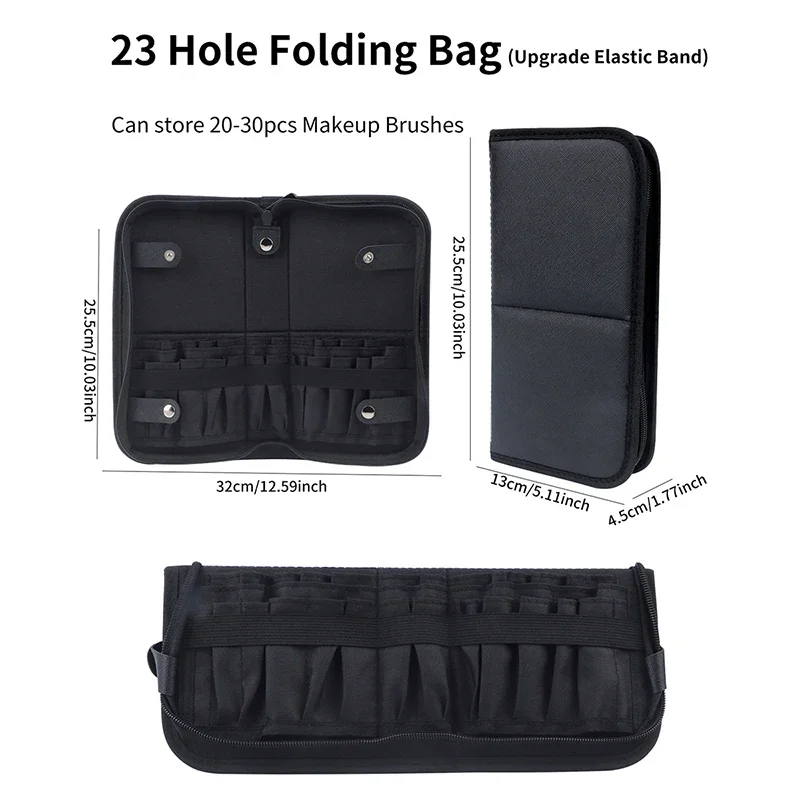 29/23 Holes Foldable Makeup Br - Beauty Makeup Case 评论和价格