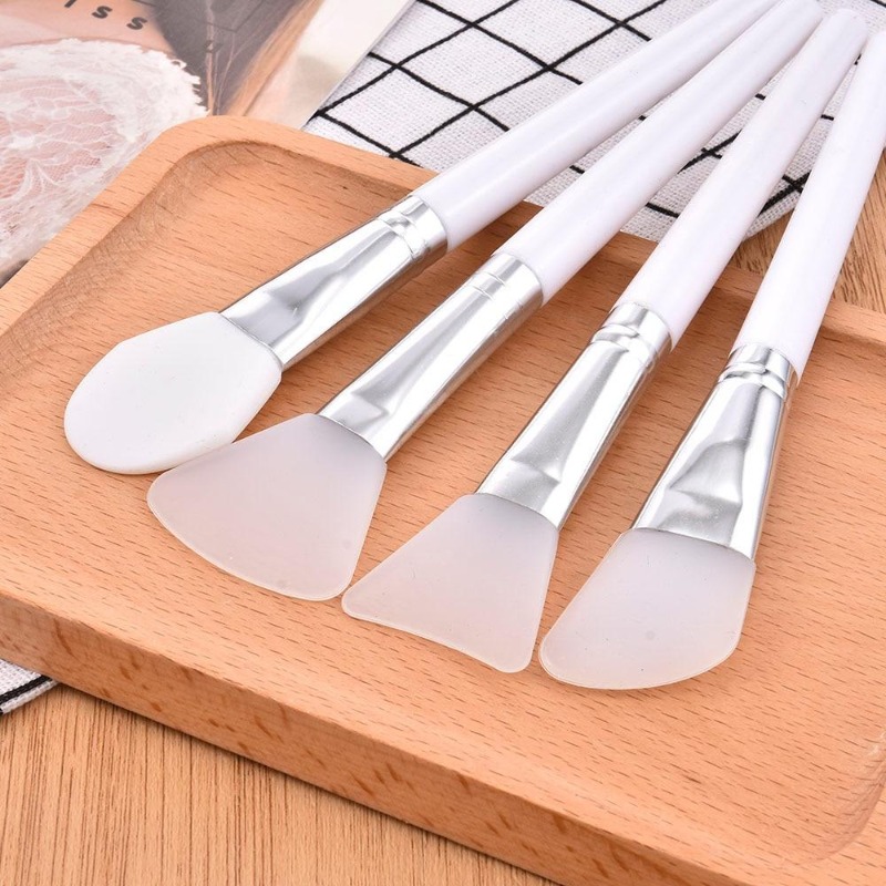 4Pcs/set White Makeup Silicone - Makeup Beauty Ro 评论和价格